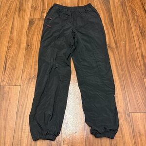 Vintage Columbia Sportswear Pants Mens Small Black Nylon Winter Ski Snowboard